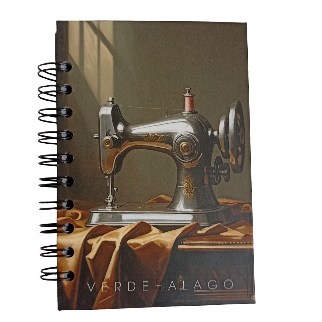 Cuaderno máquina de coser