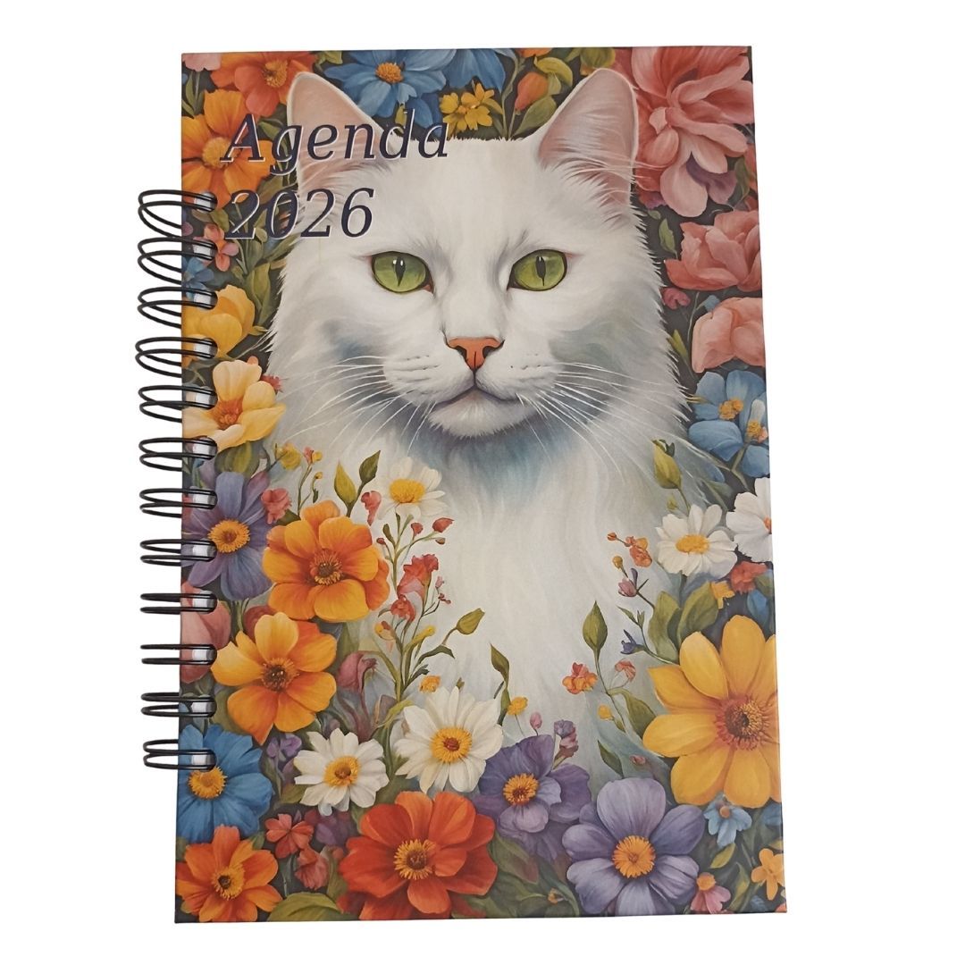 Agenda 2026 Gato florido