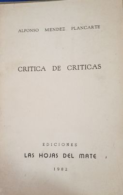 Crítica de críticas