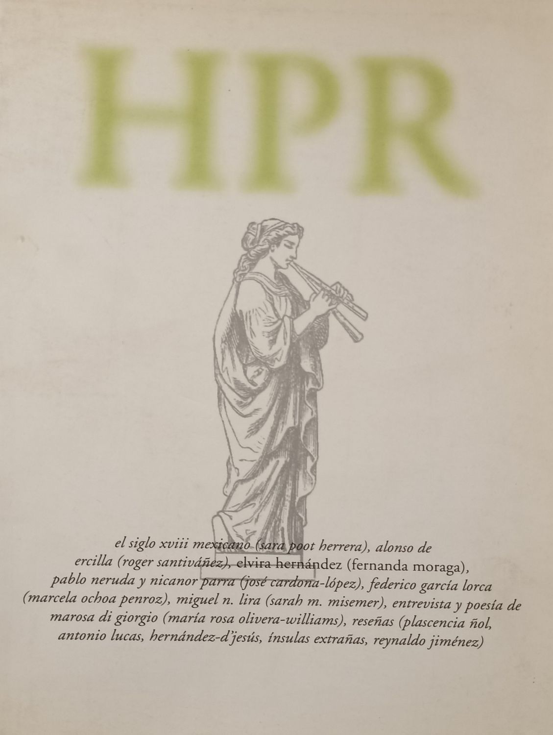 Hispanic Poetry Reviex