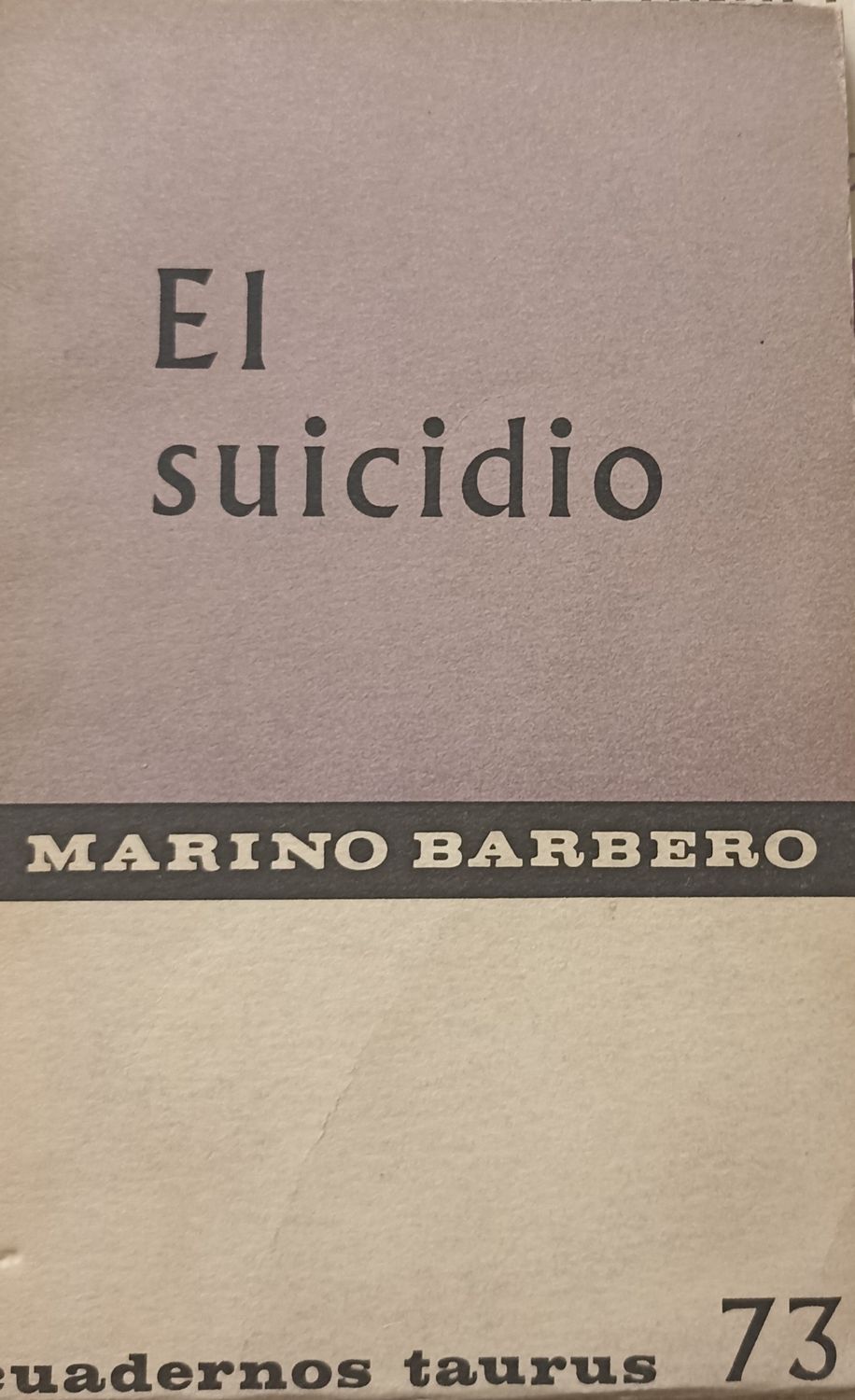 Mariano Barbero, El suicidio