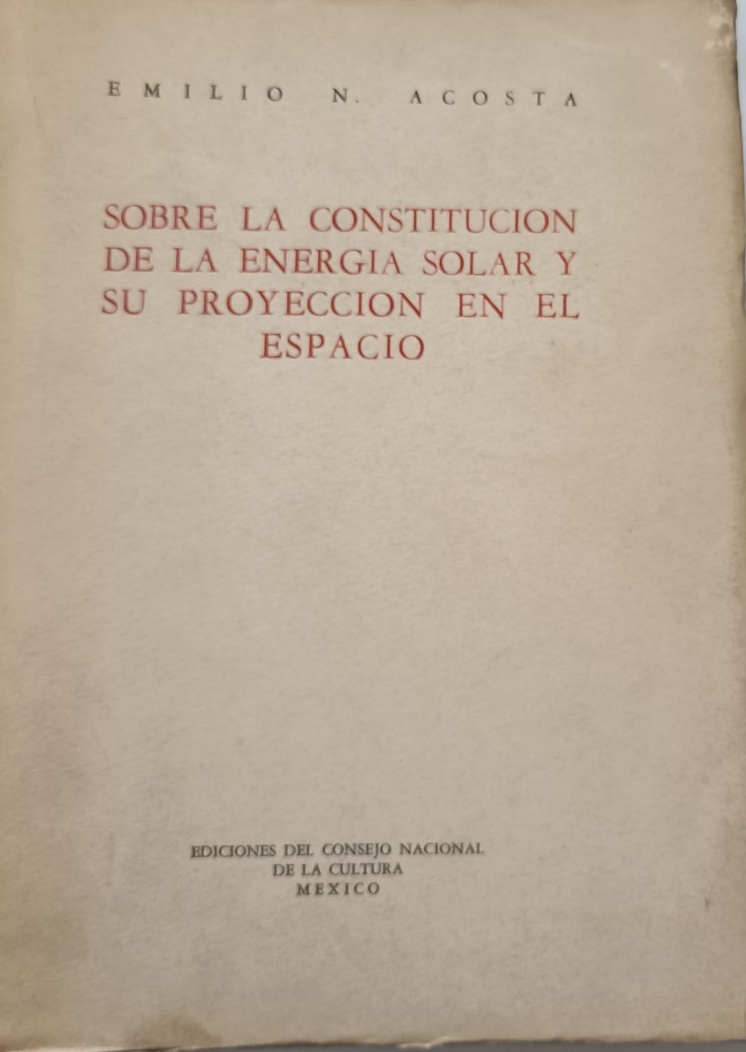 Sobre la constitución de la energía solar...
