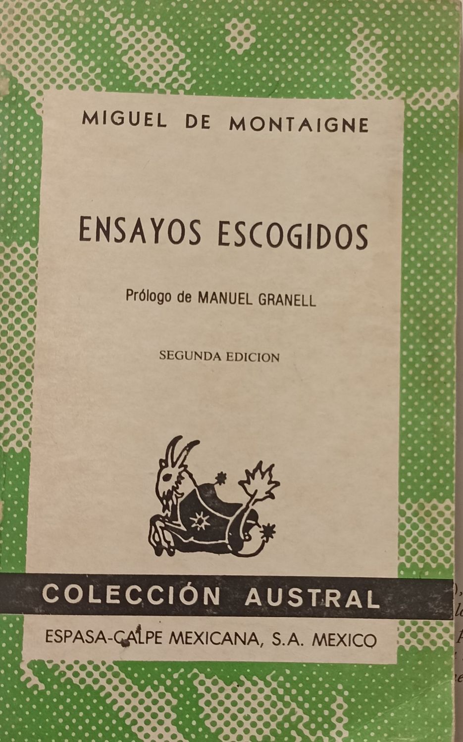 Montaigne, Ensayos escogidos