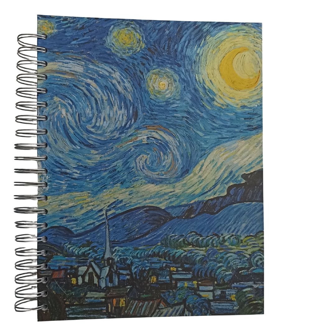 {22 x 29 cm} Cuaderno Noche estrellada