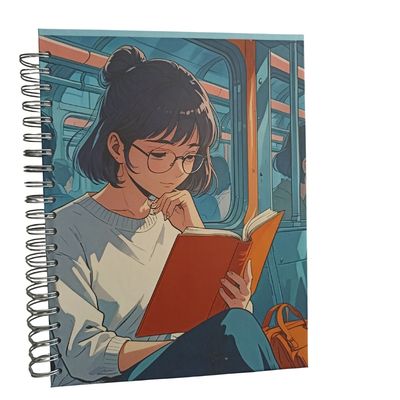{22 x 29 cm} Cuaderno Lectora anime