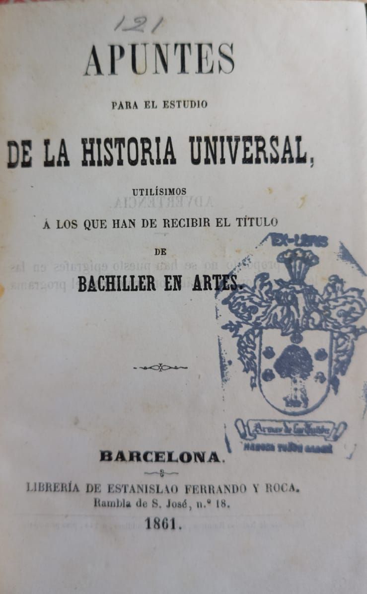 Apuntes de la Historia Universalm 1861