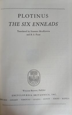 Las seis Eneadas en ingles great books
