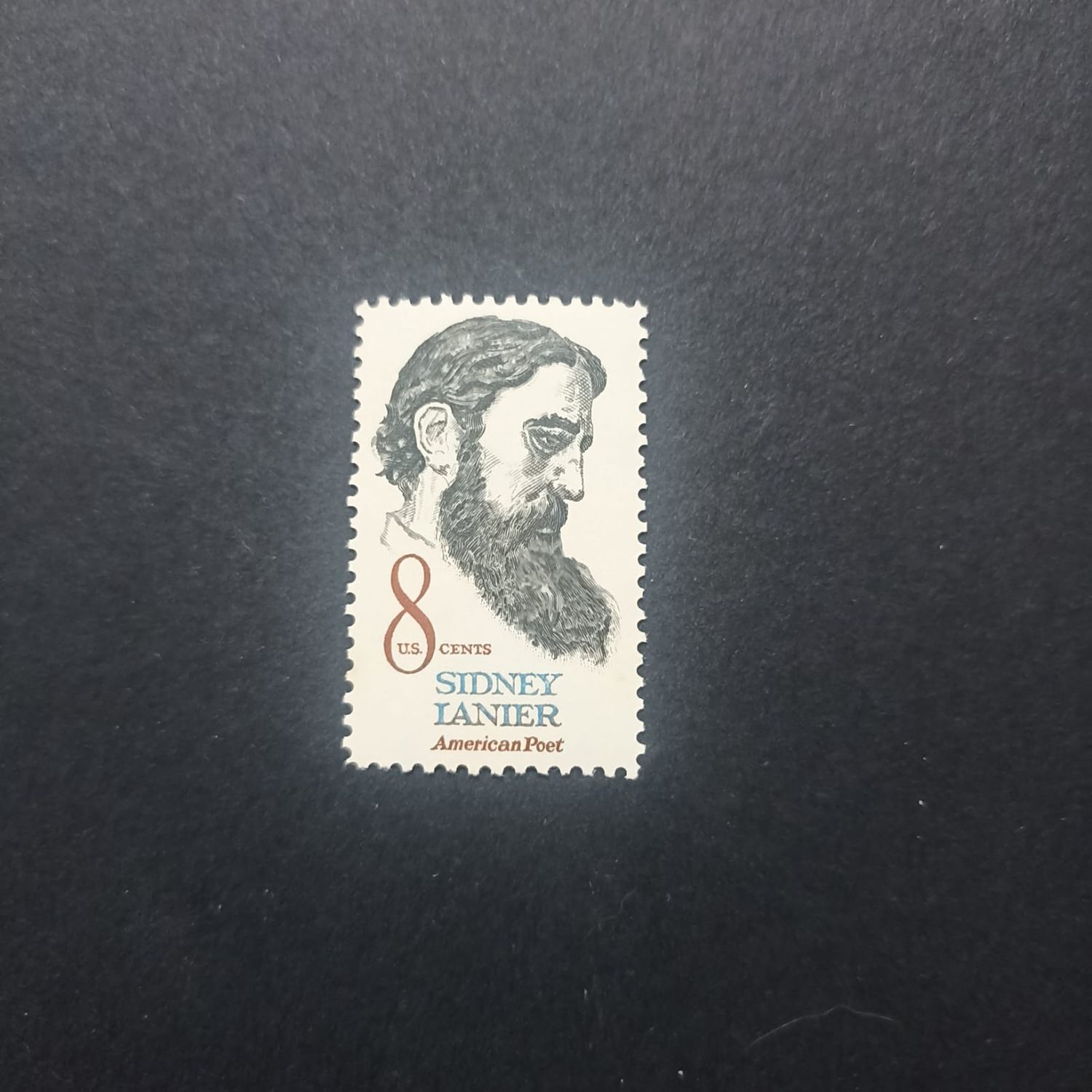EE.UU. 1972, Sidney Lanier 8¢