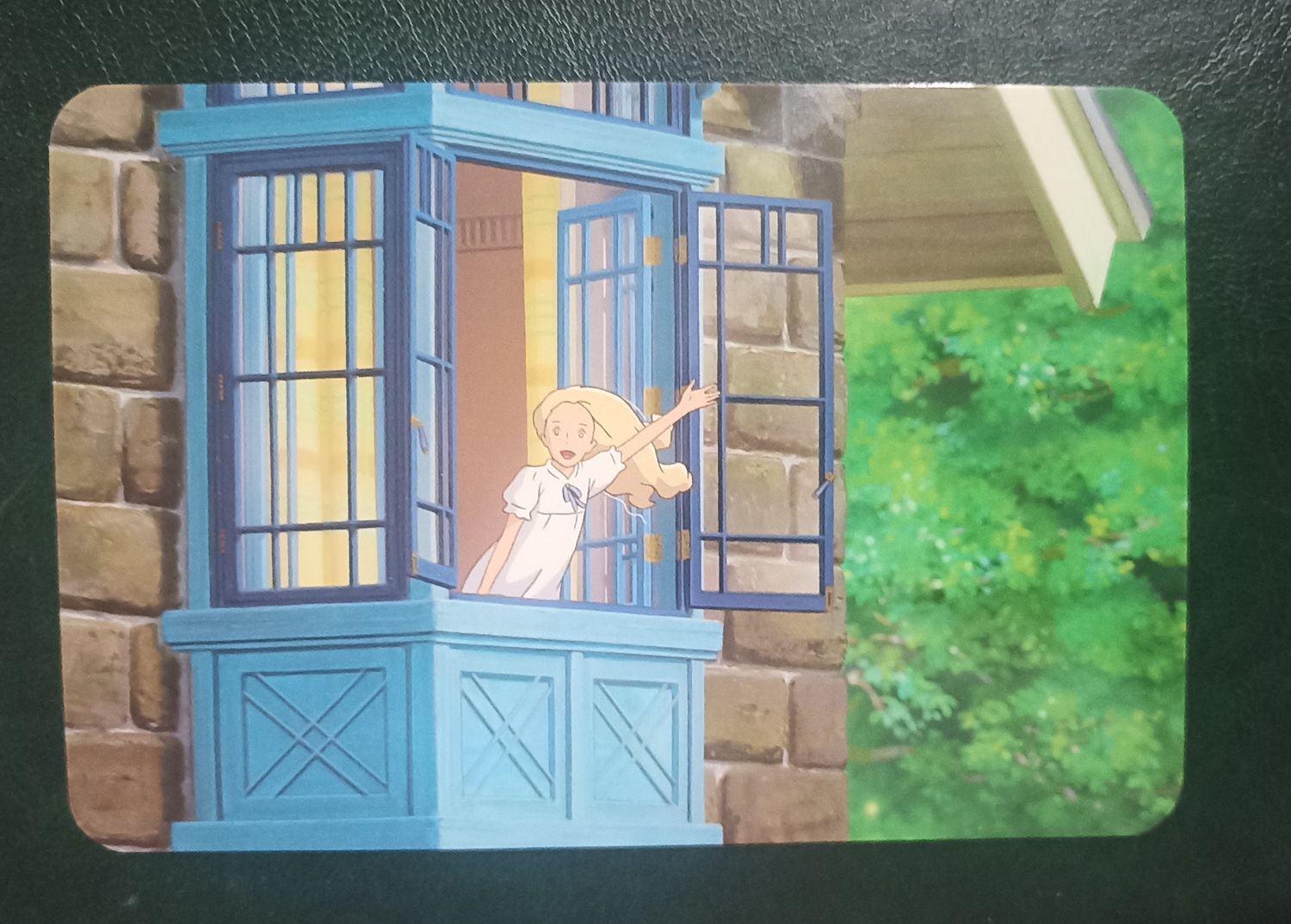 Postal El recuerdo de Marnie – Marnie en la ventana azul, Japón 2014