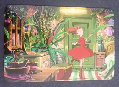 Postal El mundo secreto de Arrietty – Arrietty bailando en casa, Japón 2010