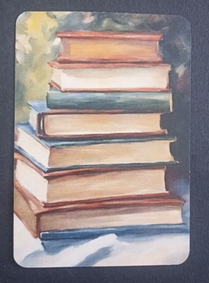 Postal Verdehalago– Torre de libros , México 2023