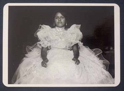 Postal Graciela Iturbide – Quinceañera en Juchitán, México 1986