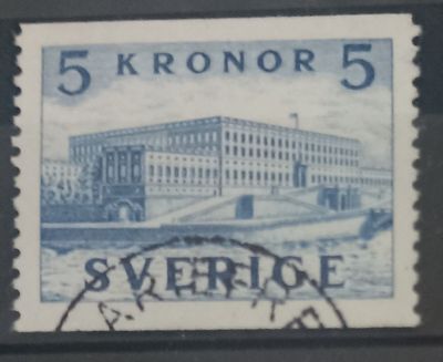 Suecia 1971 – 5 Kronor Definitiva – Palacio Real de Estocolmo