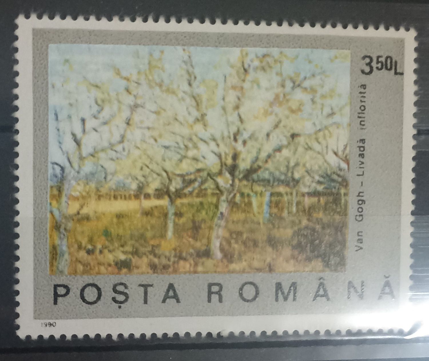Rumanía 1990, Van Gogh - Livadă înflorită