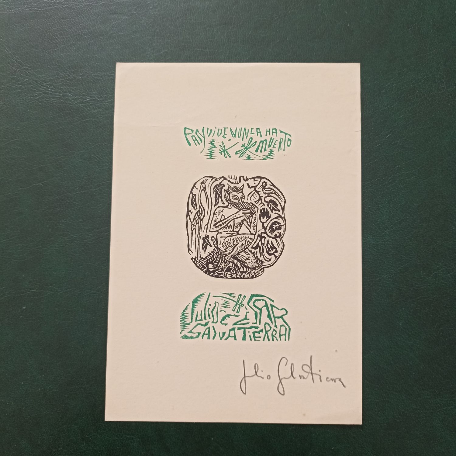 Julio Salvatierra – Ex Libris, 1975