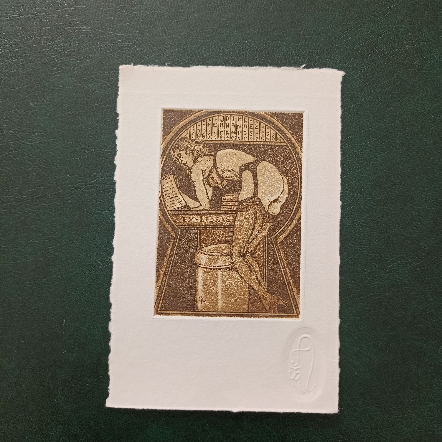 Jaime Hernandez Campos – Ex Libris, c.2000