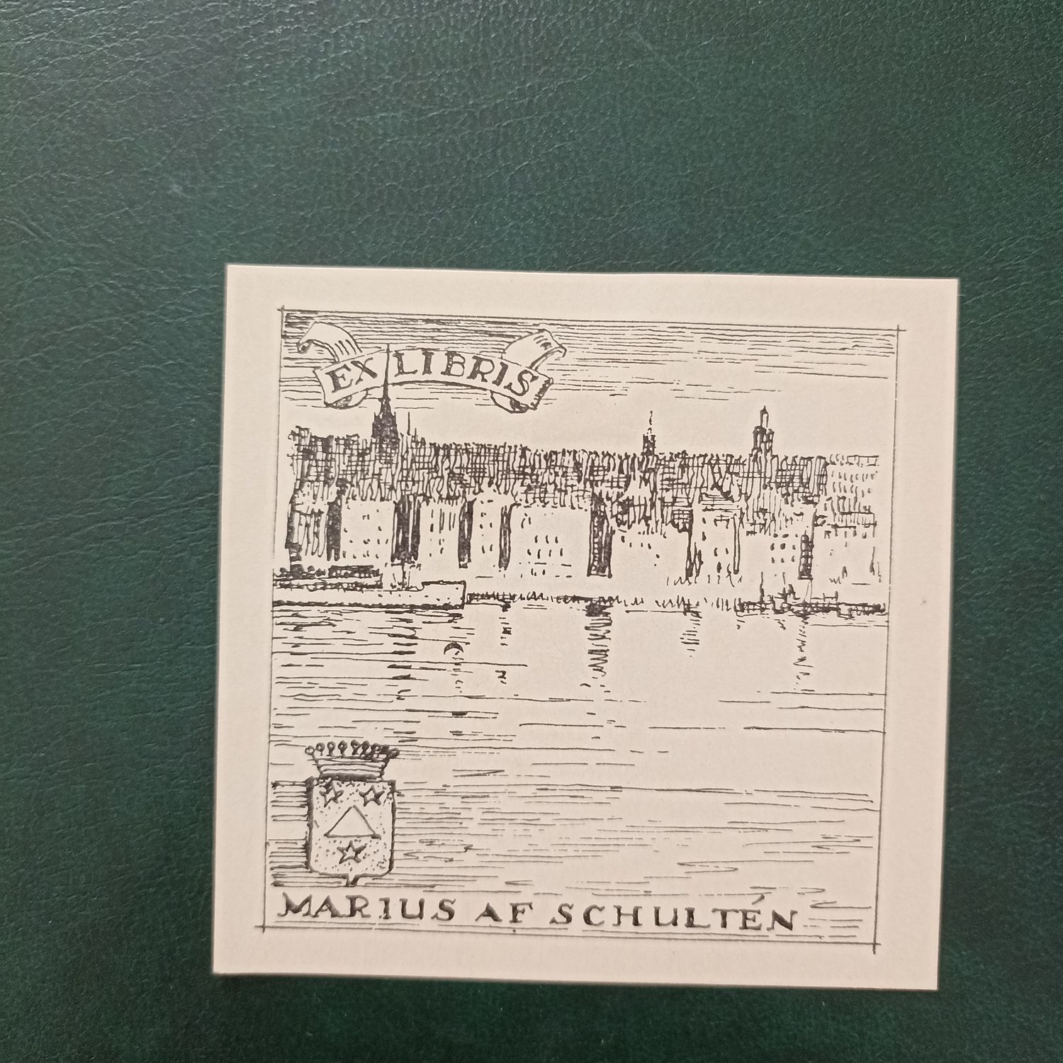 Marius af Schultén – Ex Libris, c.1950
