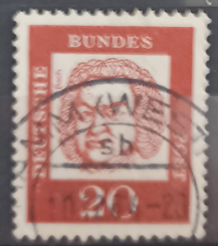 ALEMANIA 1961, J.S. Bach 20pf