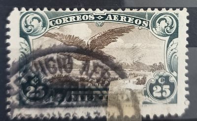 México 1929, Águila Aérea 25c