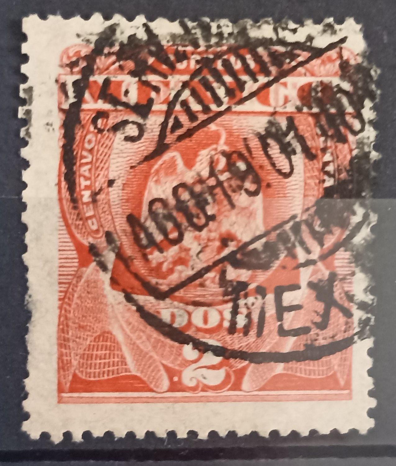 México 1899, Águila de frente