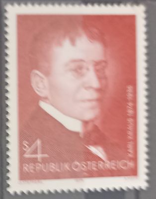 Austria 1974, Karl Kraus 1874-1936