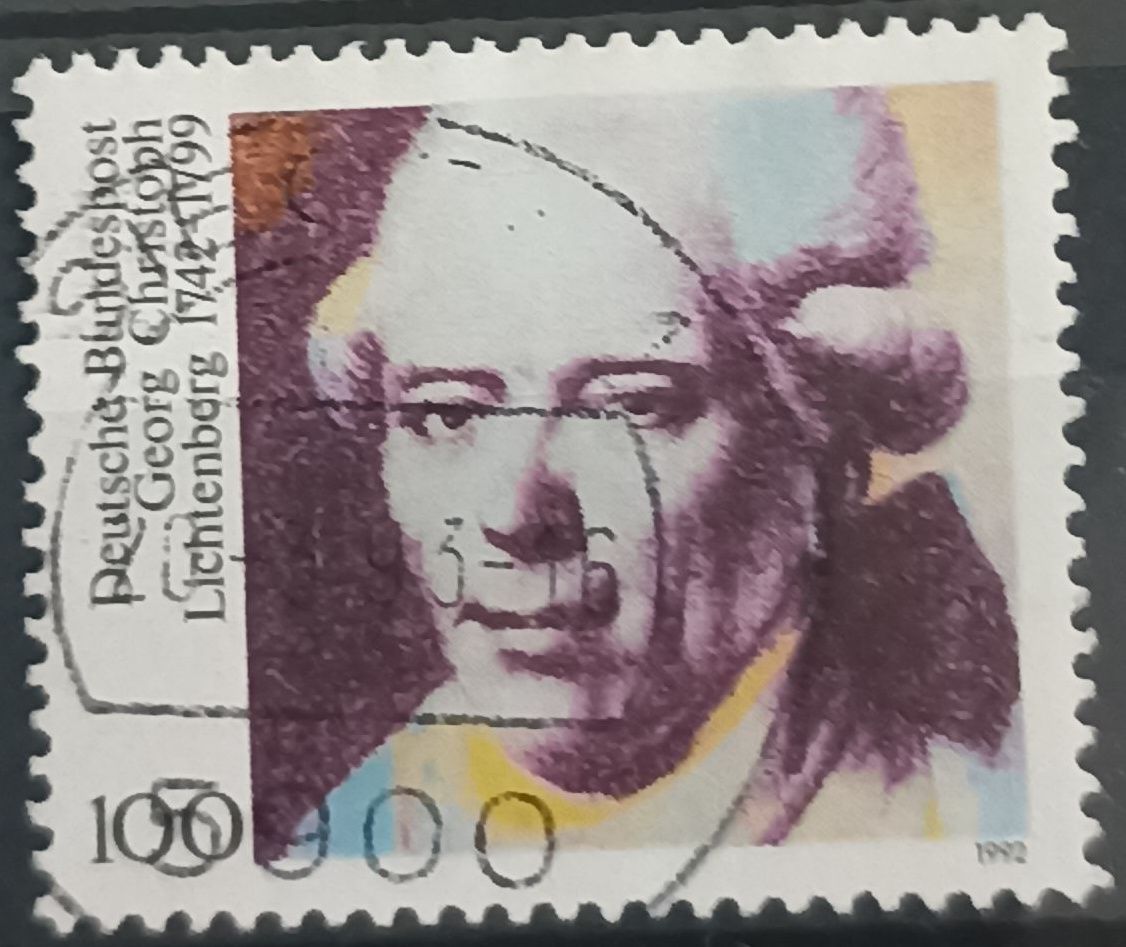 Alemania 1992, Georg Christoph Lichtenberg (1742-1799)