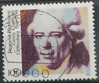Alemania 1992, Georg Christoph Lichtenberg (1742-1799)