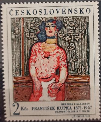 CHECOSLOVAQUIA 1968, Actriz de cabaret – František Kupka