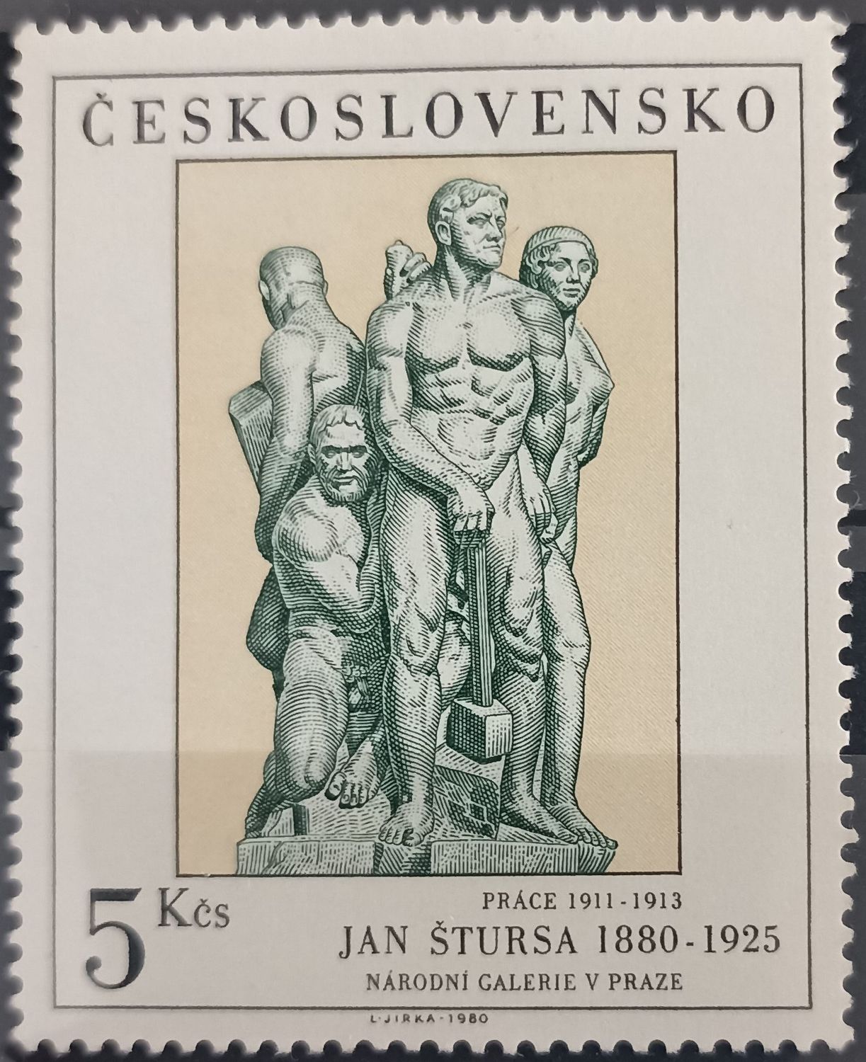 CHECOSLOVAQUIA 1980, Práce – Jan Štursa