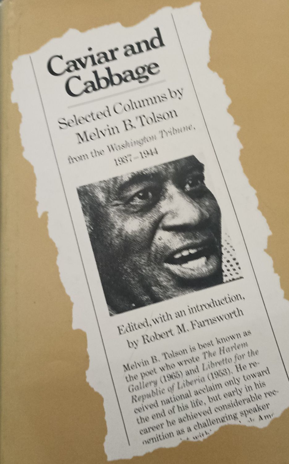 Caviar and Cabbage: Selected Columns by Melvin B. Tolson from the Washington Tribune, 1937-1944 – Melvin B. Tolson
