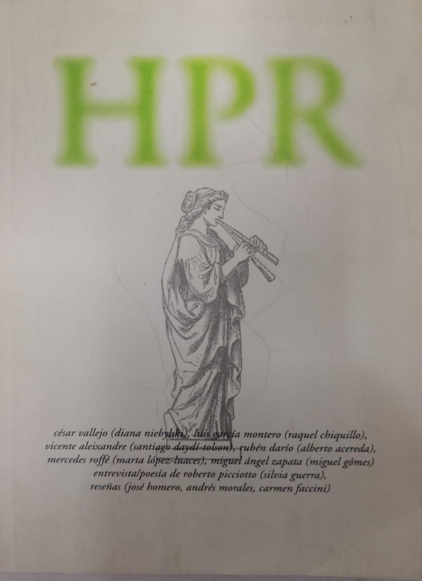 HPR (Hispanic Poetry Review) – Vallejo, García Montero, Darío – Varios autores