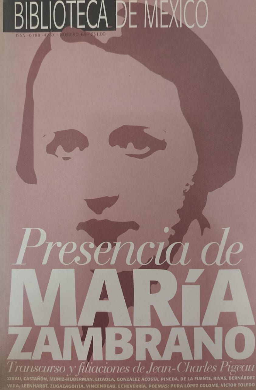 Biblioteca de México No. 69 – Presencia de María Zambrano – Varios autores