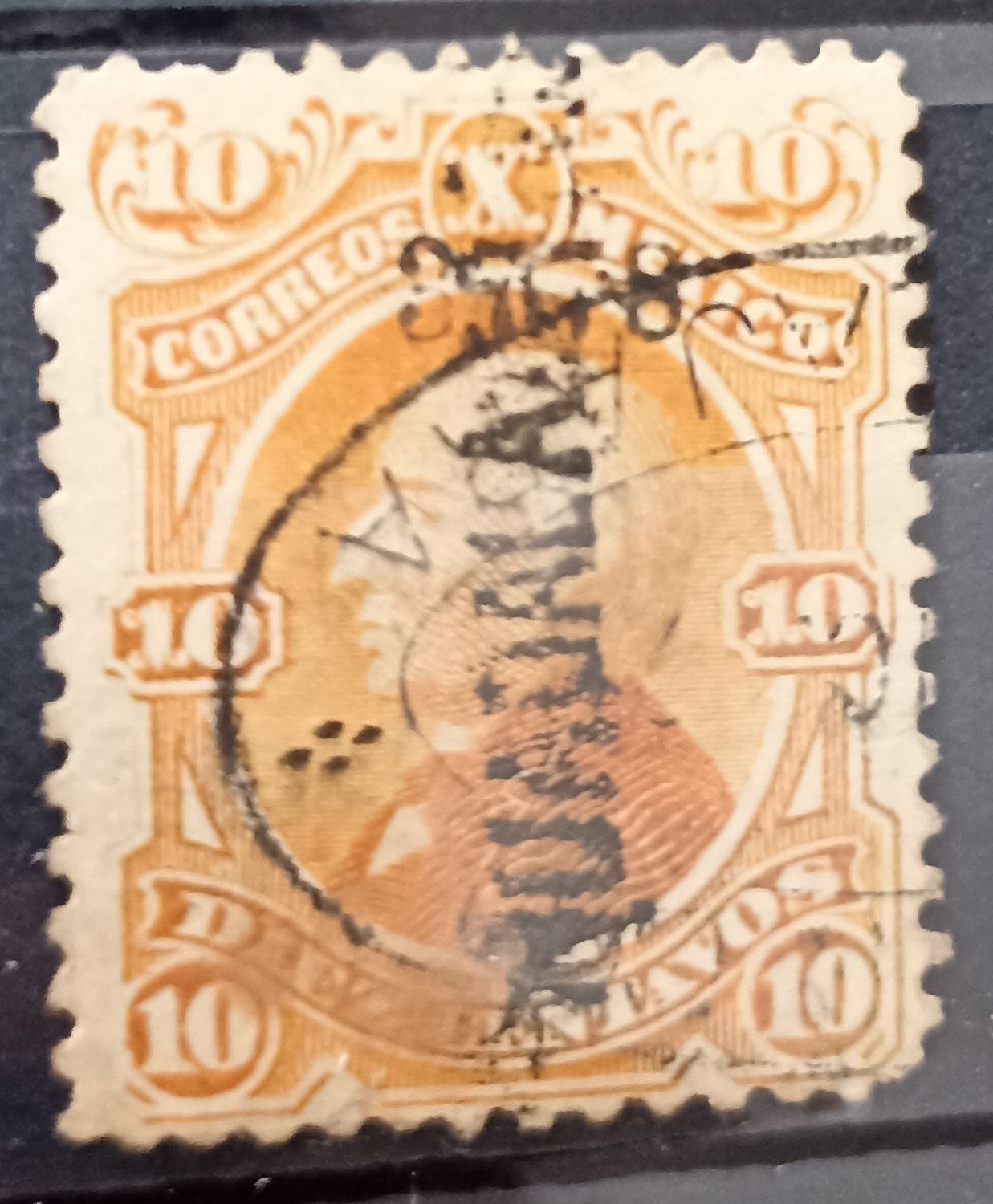 México ~1874-1882 Hidalgo 10 centavos