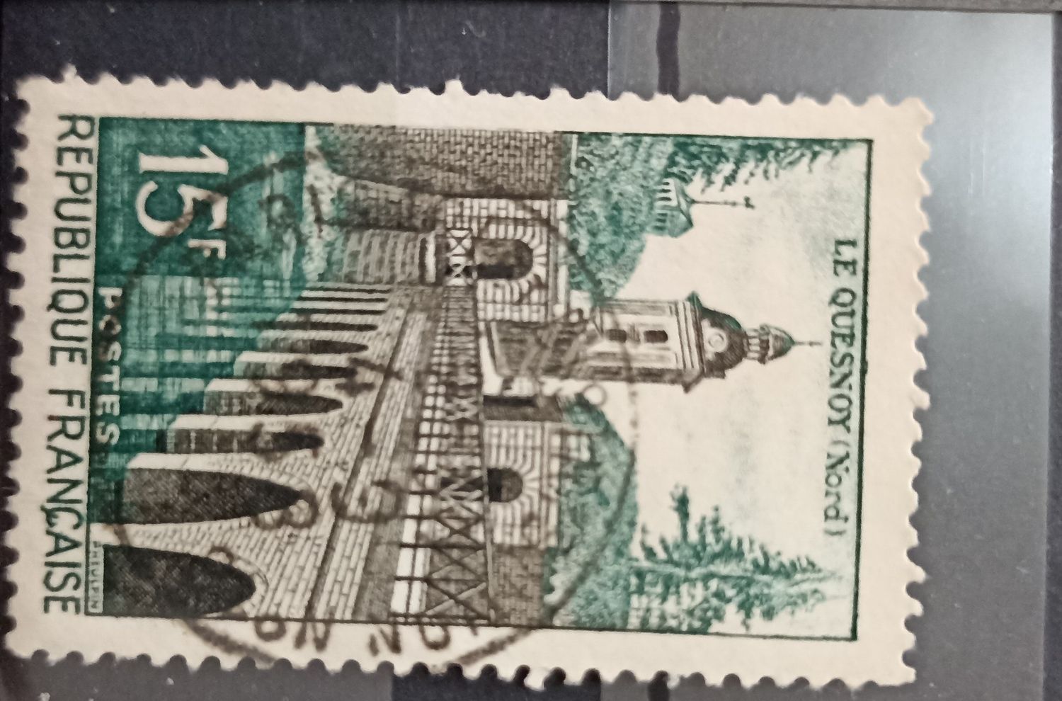 Francia ~1957 Monumentos Le Quesnoy Nord