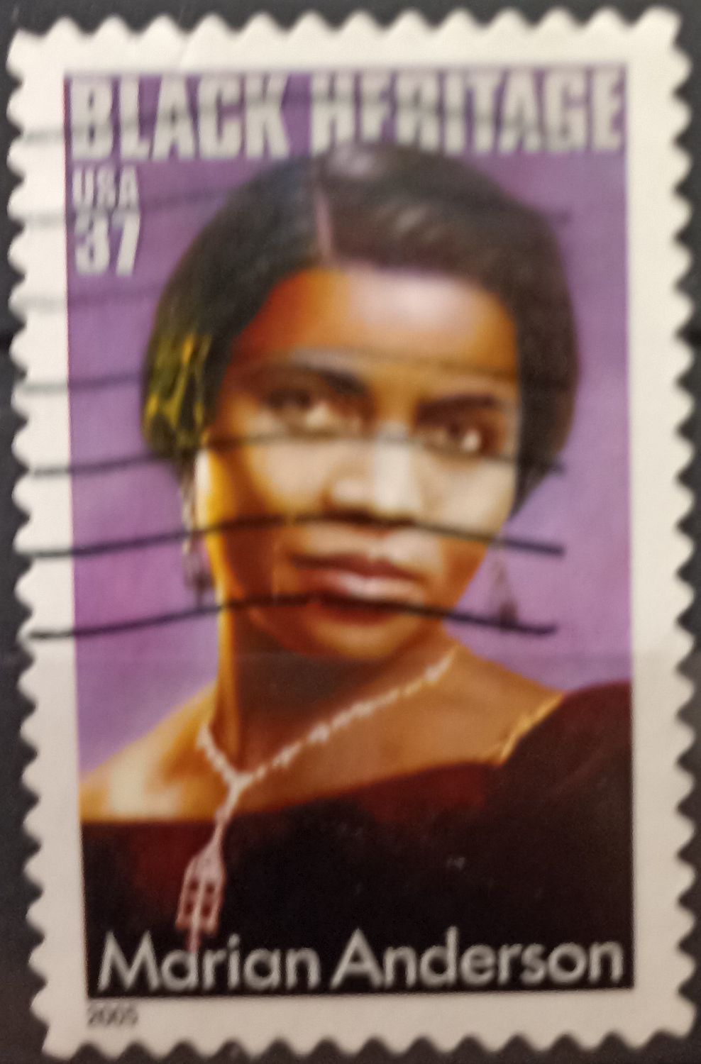 Estados Unidos 2005 Black Heritage Marian Anderson cantante