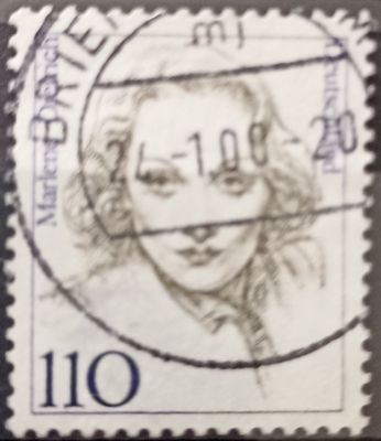 Alemania ~1997 Marlene Dietrich actriz 110 Pf