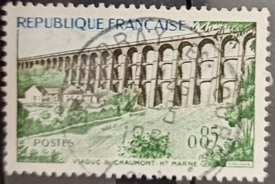 Francia ~1960 Viaducto de Chaumont Haute-Marne