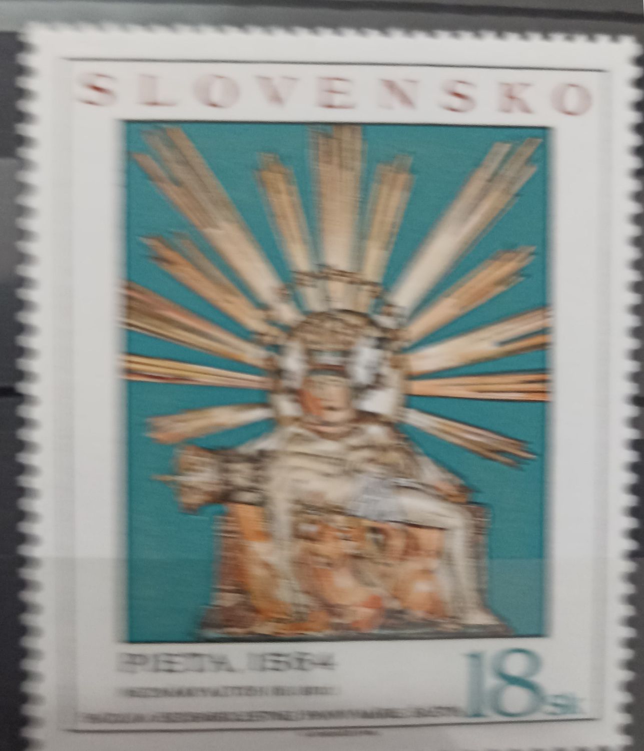 Eslovaquia ~1994-1996 Arte sacro Pietà 1554