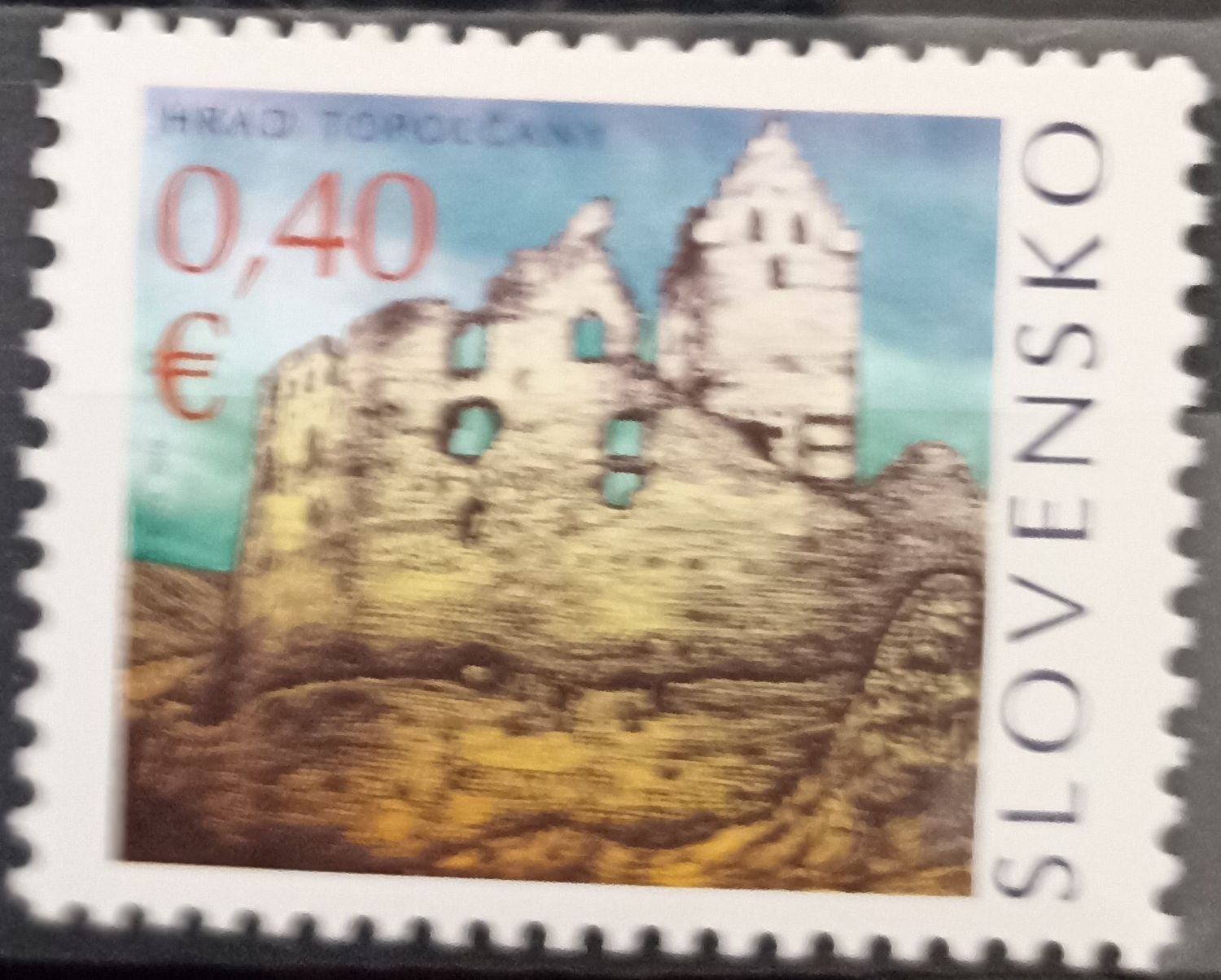 Eslovaquia ~2009-2012 Castillo Topoľčany 0,40 euro