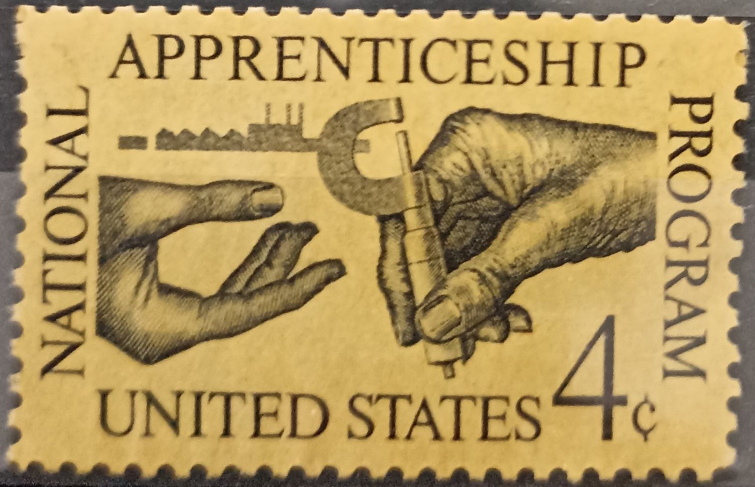 Estados Unidos 1962 National Apprenticeship Program 4 centavos