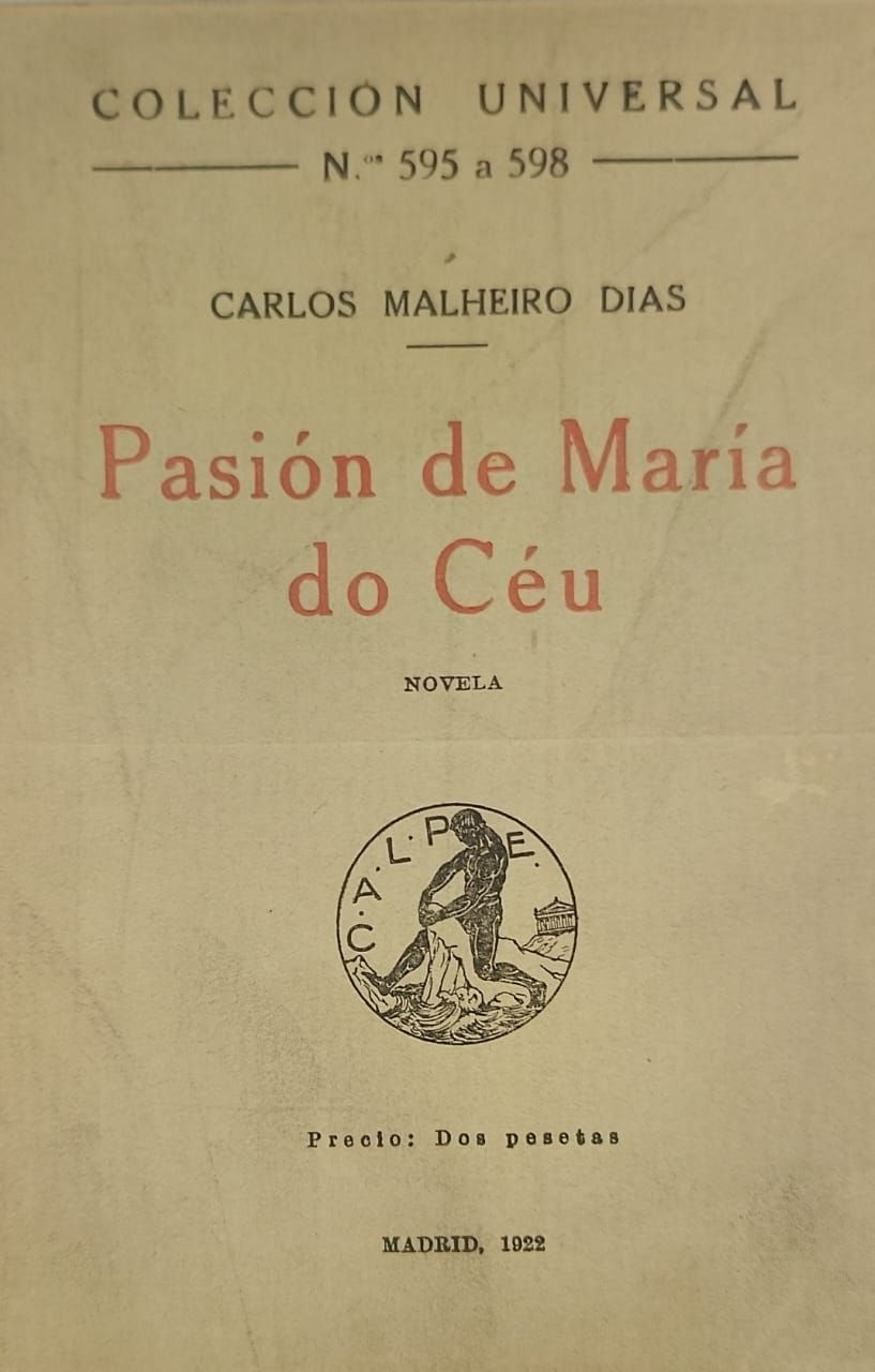 Pasión de María do Céu – Carlos Malheiro Dias