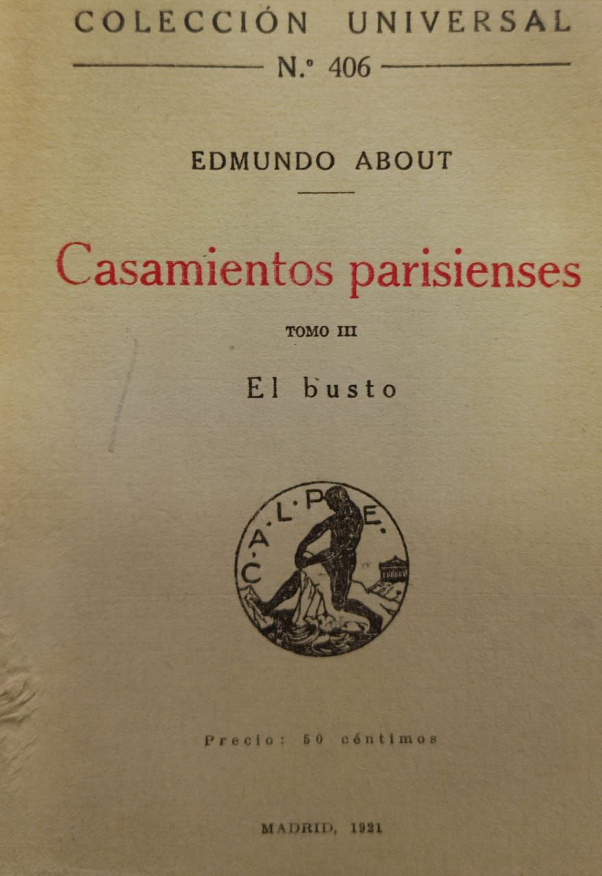 Casamientos parisienses III – Edmundo About