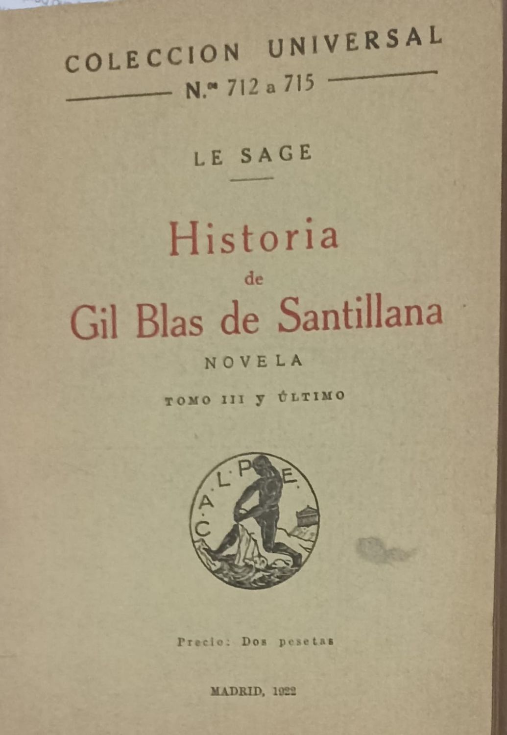 Historia de Gil Blas de Santillana. Tomo II – Le Sage