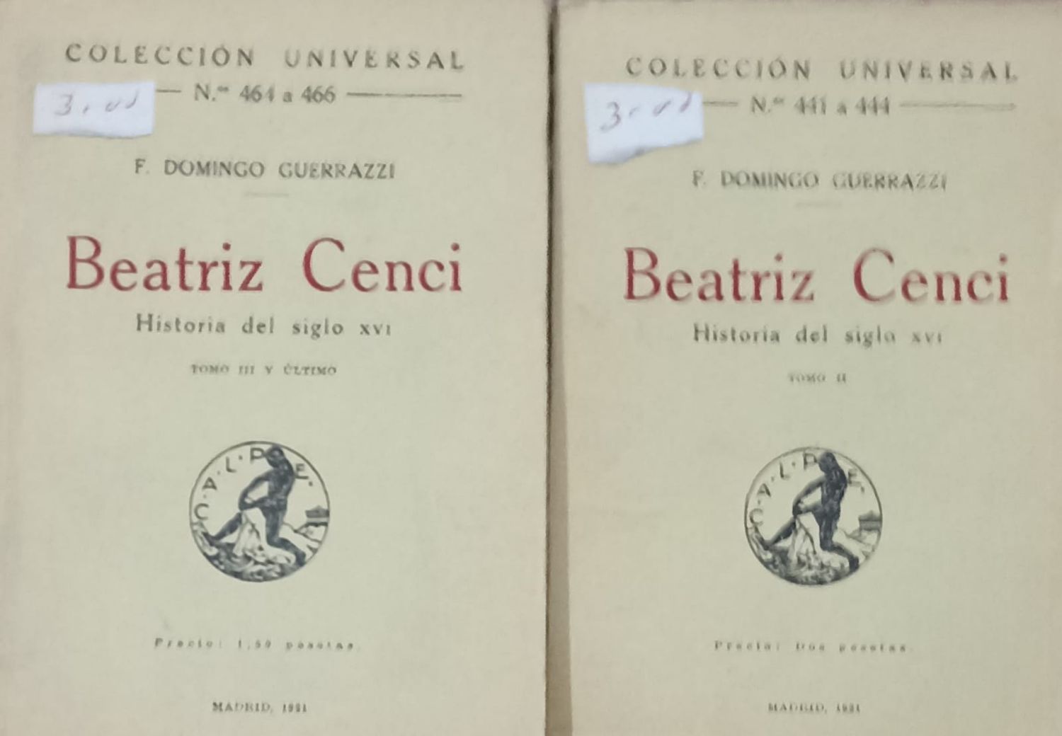 Beatriz Cenci. – F. Domingo Guerrazzi
