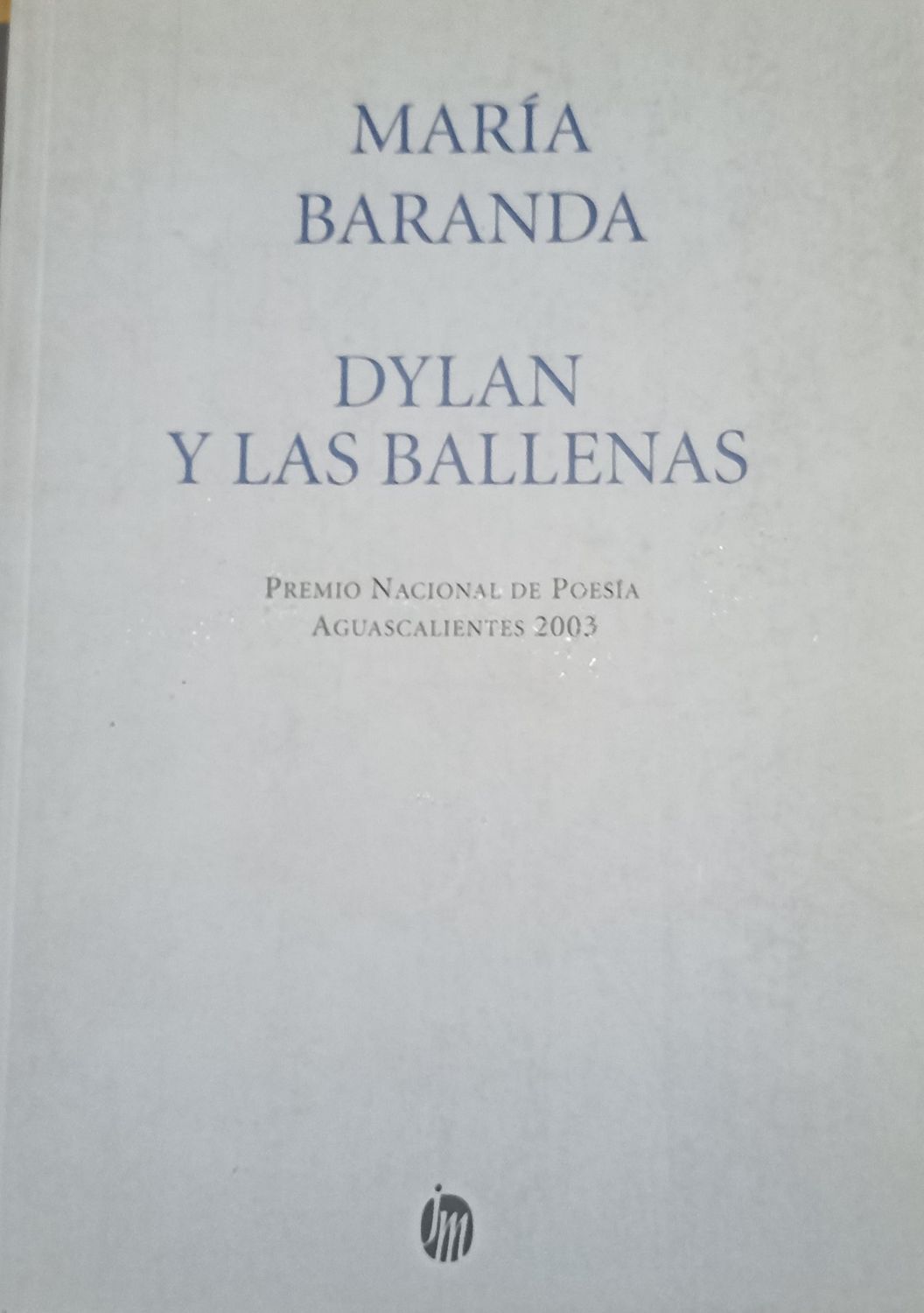 Dylan y las ballenas – María Baranda