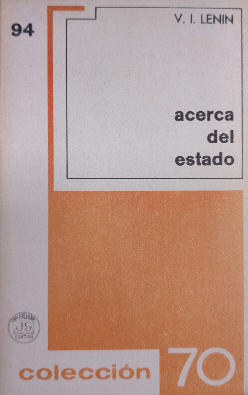 ACERCA DEL ESTADO – V. I. Lenin