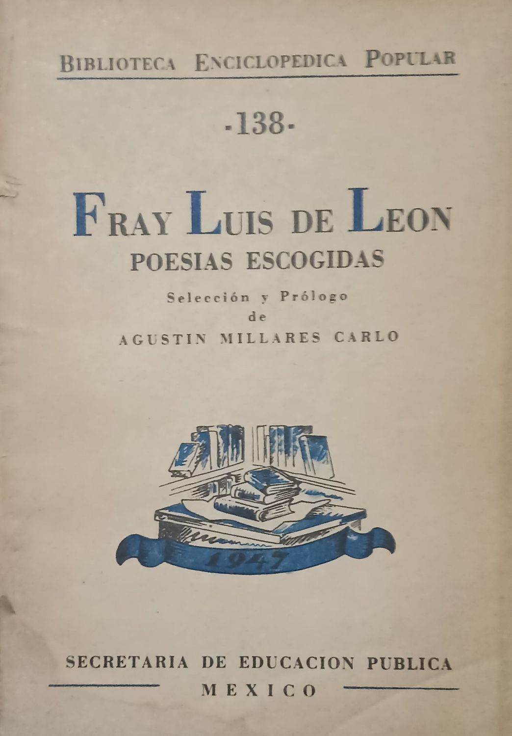 POESÍAS ESCOGIDAS – Fray Luis de León