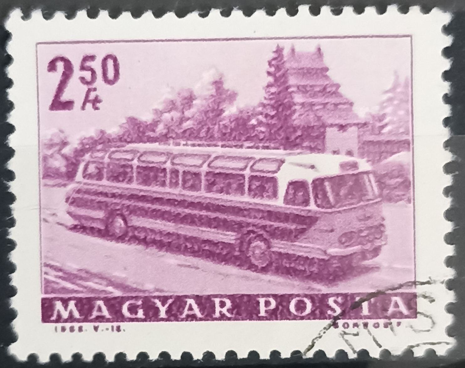 HUNGRÍA 1966, Autobús panorámico Ikarus
