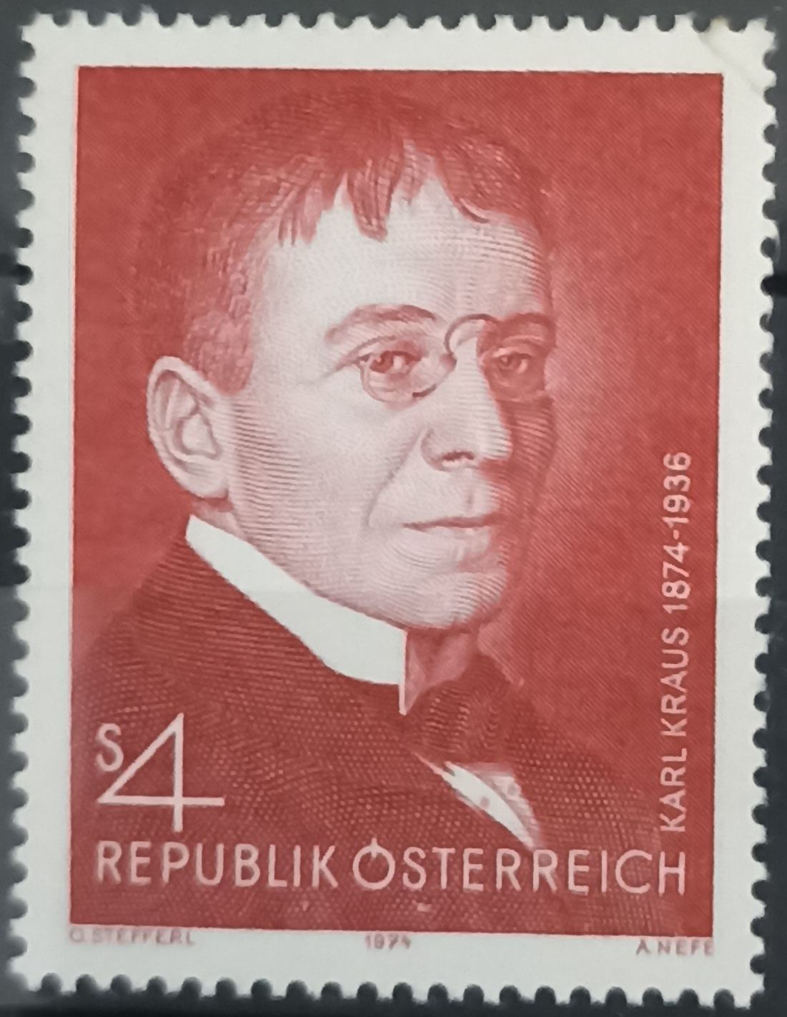 AUSTRIA 1974, Karl Kraus