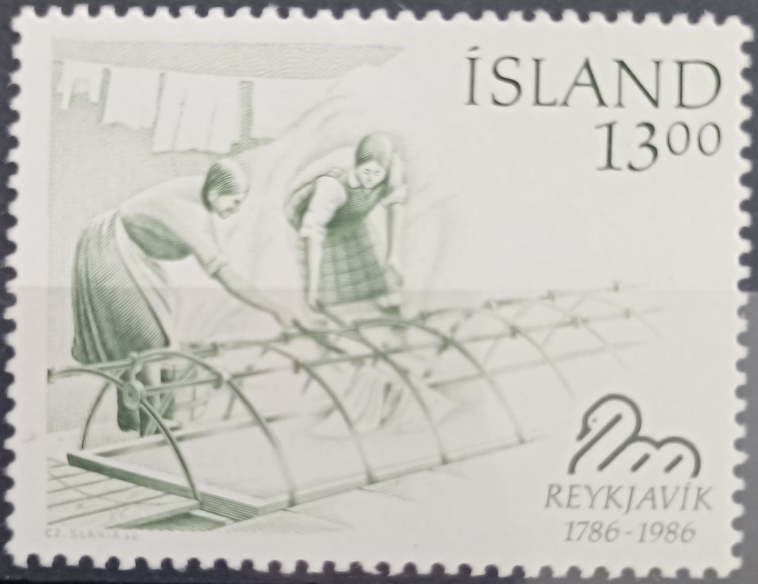 Islandia 1986, Reykjavík 1786-1986 Lavanderas